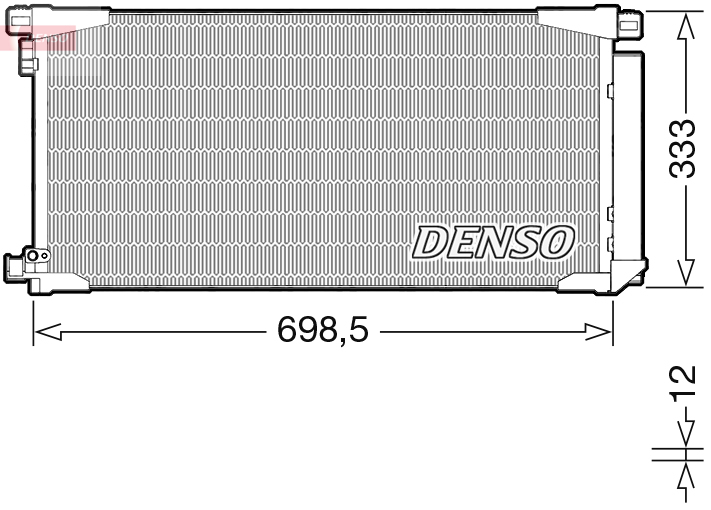 Condenser, air conditioning  Art. DCN50115