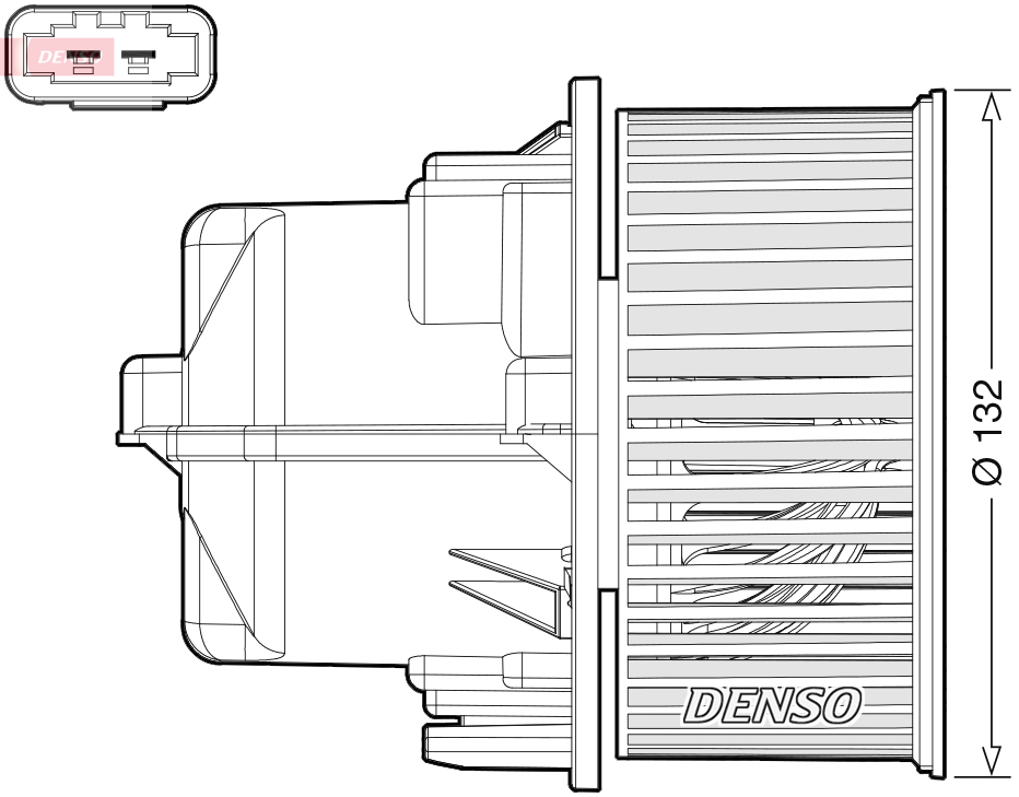 Interior Blower  Art. DEA33002