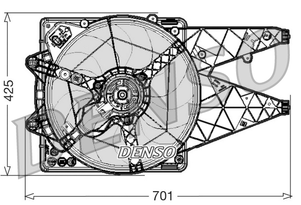 Fan, engine cooling  Art. DER01030