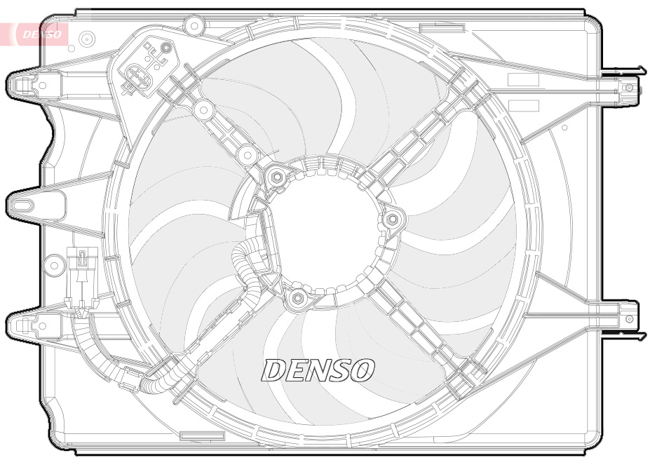 Fan, engine cooling  Art. DER09068