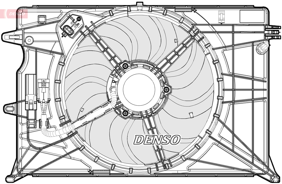 Fan, engine cooling  Art. DER09073