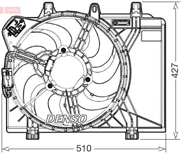 Fan, engine cooling  Art. DER09312