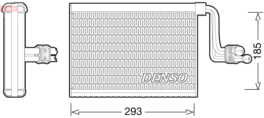 Evaporator, air conditioning (-)  Art. DEV05002