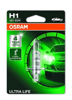 Bulbs Bulb, cornering light H1, P14.5S, 12 V, 55W (front axle both sides)  Art. 64150ULT01B