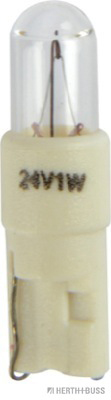 Bulbs Polttimo W1W, KW2x4.6d, 24 V, 1W (Etuakseli, Taka-akseli) (Front axle, Rear axle)  Art. 89901182