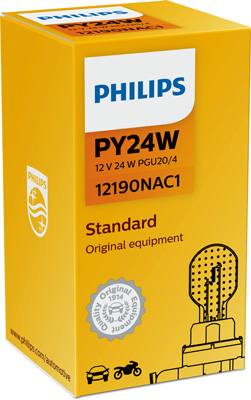 Bulbs Bulb, flashing light PY24W, PGU20/4, 12 V, 24W  Art. 12190NAC1