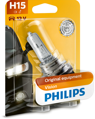 Bulbs Bulb, Warning light H15, PGJ23T-1, 12 V, 55W (H15)  Art. 12580B1