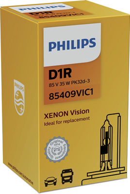 Bulbs XENON Bulb, high beam D1R, PK32D-3, 85 V, 35W (D1R (gas discharge lamp))  Art. 85409VIC1