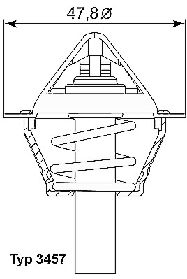 Thermostat, coolant (front axle both sides)  Art. 345790D