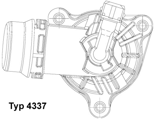 Thermostat, coolant (105)  Art. 4337105D