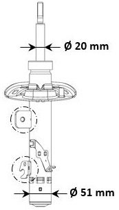 Shock Absorber  Art. 3338057