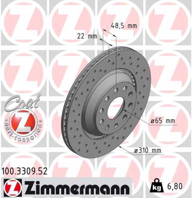 Brake Disc (Rear axle)  Art. 100330952