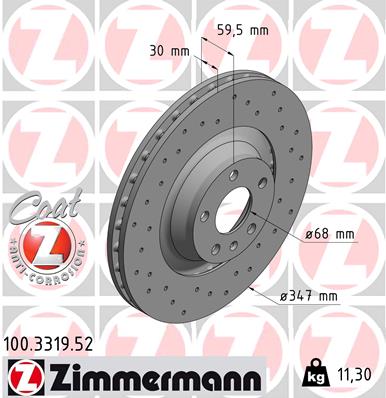 Brake Disc (Front axle)  Art. 100331952