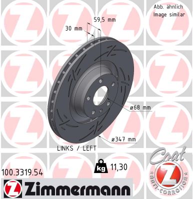 Brake disc (Front axle)  Art. 100331954