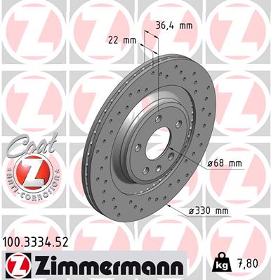 Brake Disc (Rear axle)  Art. 100333452