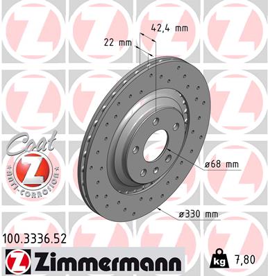 Brake Disc (Rear axle)  Art. 100333652