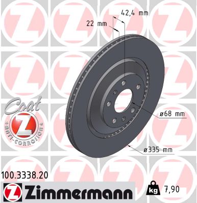 Brake Disc (Rear axle)  Art. 100333820