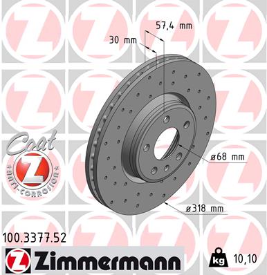 Brake Disc (Front axle)  Art. 100337752