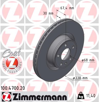 Brake Disc  Art. 100470020