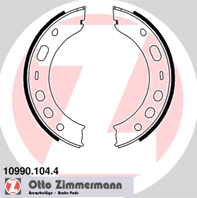 Brake Shoe Set, parking brake  Art. 109901044