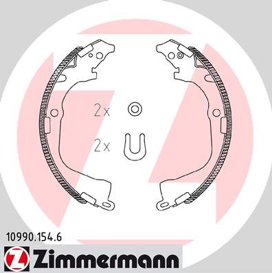 Brake Shoe Set (Rear axle)  Art. 109901546