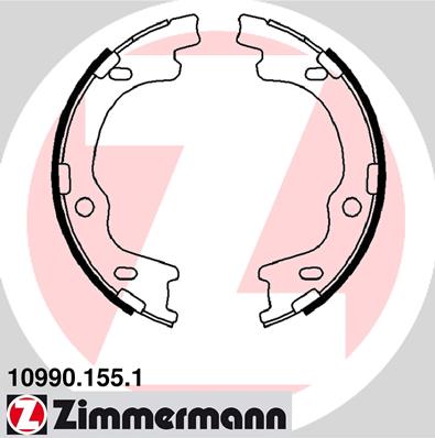 Brake Shoe Set, parking brake  Art. 109901551