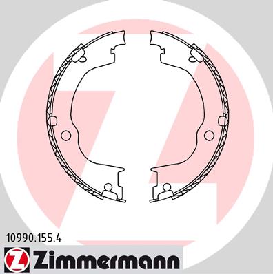 Brake Shoe Set, parking brake  Art. 109901554