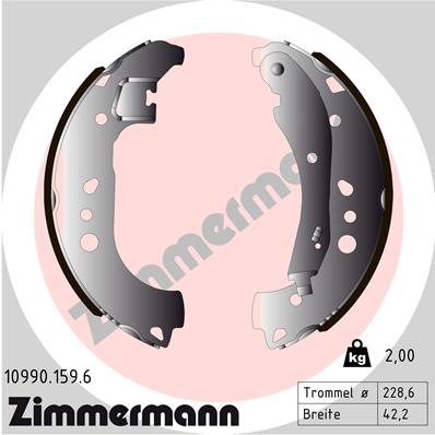 Brake Shoe Set (Rear axle)  Art. 109901596