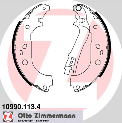 Brake Shoe Set (Rear axle)  Art. 109901134