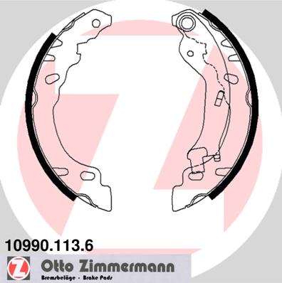 Brake Shoe Set (Rear axle)  Art. 109901136