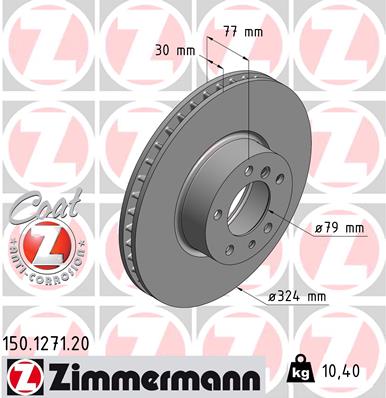 Brake Disc (Front axle)  Art. 150127120