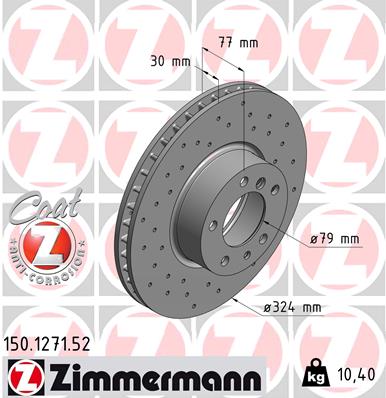 Brake Disc (Front axle)  Art. 150127152