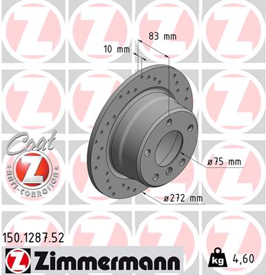 Brake Disc (Rear axle)  Art. 150128752