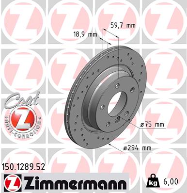 Brake Disc (Rear axle)  Art. 150128952