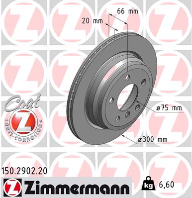 Brake Disc (Rear axle)  Art. 150290220