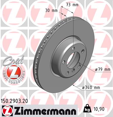 Brake Disc (Ventilated, inside)  Art. 150290320