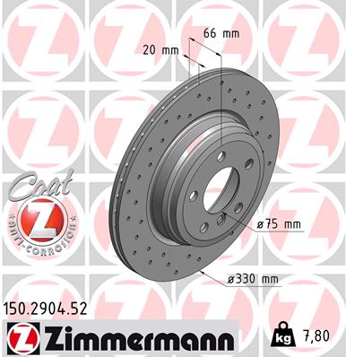 Brake Disc (Rear axle)  Art. 150290452