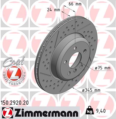 Brake Disc (Rear axle)  Art. 150292020