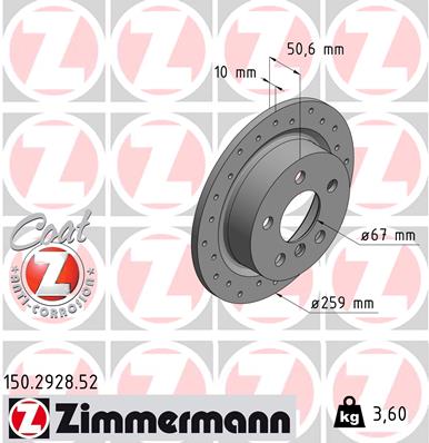 Brake Disc (Rear axle)  Art. 150292852