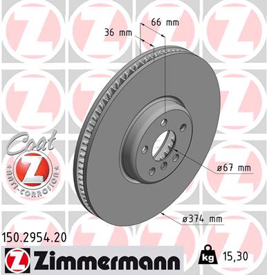 Brake Disc  Art. 150295420