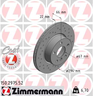 Brake Disc  Art. 150297552