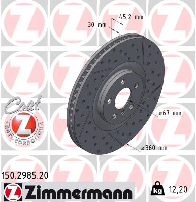 Brake Disc  Art. 150298520