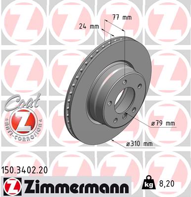 Brake Disc (Front axle)  Art. 150340220