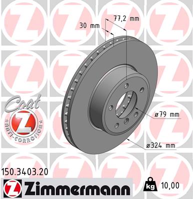 Brake Disc (Front axle)  Art. 150340320