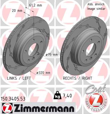 Brake Disc (Rear axle)  Art. 150340553