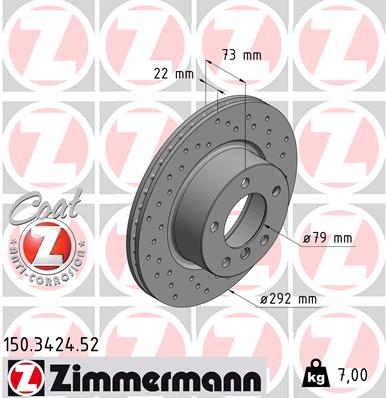 Brake Disc (Front axle, Rear axle)  Art. 150342452