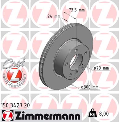 Brake Disc (Front axle)  Art. 150342720