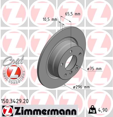 Brake Disc (Rear axle)  Art. 150342920