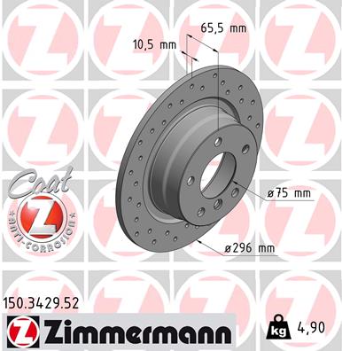 Brake Disc (Rear axle)  Art. 150342952