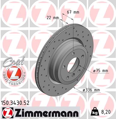 Brake Disc (Rear axle)  Art. 150343052